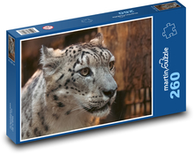 Leopard snežný, irbis Puzzle 260 dielikov - 41 x 28,7 cm 