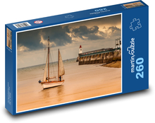 Plachetnica, oceán Puzzle 260 dielikov - 41 x 28,7 cm 