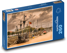 in den Hafen gebracht wird Puzzle 260 Teile - 41 x28,7 cm