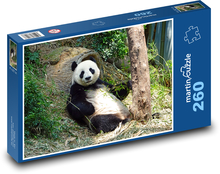 Panda w lesie Puzzle 260 elementów - 41x28,7 cm