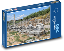 Ruiny - stavba, město Puzzle 260 dílků - 41 x 28,7 cm