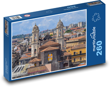 Wieże - budynki, dachy Puzzle 260 elementów - 41x28,7 cm