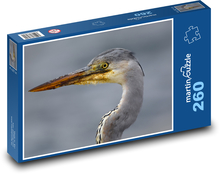 Bird - heron, beak Puzzle 260 pieces - 41 x 28.7 cm