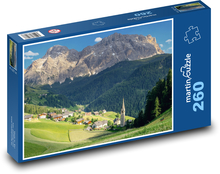 Alps - villages, mountains Puzzle 260 pieces - 41 x 28.7 cm 