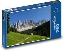 Mountain peaks - natural scenery Puzzle 260 pieces - 41 x 28.7 cm 