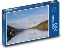 Řeka v podzimní krajině Puzzle 260 dílků - 41 x 28,7 cm