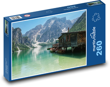 Berghütte, See Puzzle 260 Teile - 41 x28,7 cm