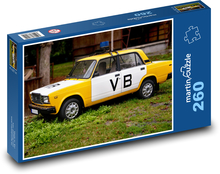 Auto - Lada, verejná bezpečnosť Puzzle 260 dielikov - 41 x 28,7 cm 