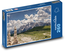 Alpen - Berge, Natur, Steine Puzzle 260 Teile - 41 x28,7 cm