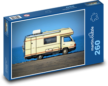 Obytný automobil - Mercedes Benz Puzzle 260 dílků - 41 x 28,7 cm