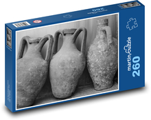 Historic jugs Puzzle 260 pieces - 41 x 28.7 cm 