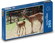 Daniele - łania, zwierzę Puzzle 260 elementów - 41x28,7 cm