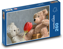Teddy bear - love, gift Puzzle 260 pieces - 41 x 28.7 cm 