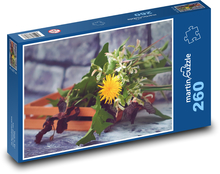 Púpava - kvetina, jar Puzzle 260 dielikov - 41 x 28,7 cm
