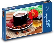 Raňajky - orechy, čokoláda Puzzle 260 dielikov - 41 x 28,7 cm 