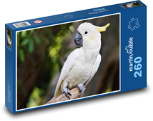 Kakadu - biely vták Puzzle 260 dielikov - 41 x 28,7 cm 