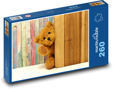 Teddy bear, toy Puzzle 260 pieces - 41 x 28.7 cm 