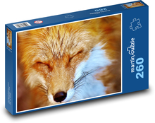 Hrdzavá líška Puzzle 260 dielikov - 41 x 28,7 cm 