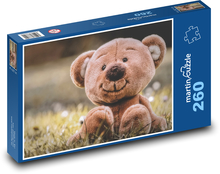Teddy bear - toy, meadow Puzzle 260 pieces - 41 x 28.7 cm 