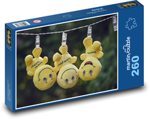 Pluszowe uśmieszki Puzzle 260 elementów - 41x28,7 cm