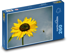 Sunflower - bee, flower Puzzle 260 pieces - 41 x 28.7 cm 