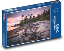 Západ slnka - oceán Puzzle 260 dielikov - 41 x 28,7 cm 