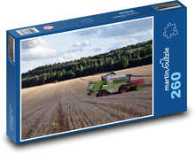 Úroda, kombajn, slama Puzzle 260 dielikov - 41 x 28,7 cm 
