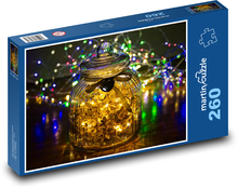 Glass - Christmas decoration, lights Puzzle 260 pieces - 41 x 28.7 cm 