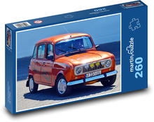 Oranžové autíčko Puzzle 260 dílků - 41 x 28,7 cm