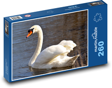Swan - water bird, animal Puzzle 260 pieces - 41 x 28.7 cm 