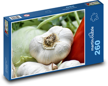 Czosnek - warzywa, żywność Puzzle 260 elementów - 41x28,7 cm