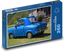 Blue small car Puzzle 260 pieces - 41 x 28.7 cm 