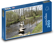 River - trees, nature Puzzle 260 pieces - 41 x 28.7 cm