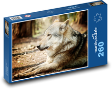 Wolf - animal, nature Puzzle 260 pieces - 41 x 28.7 cm 