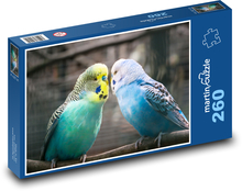 Wellensittich - Vögel, Liebe Puzzle 260 Teile - 41 x28,7 cm