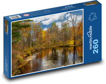 Les - jeseň, príroda Puzzle 260 dielikov - 41 x 28,7 cm 
