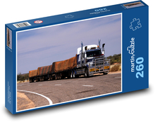 Pociąg drogowy - wagon towarowy, Australia Puzzle 260 elementów - 41x28,7 cm