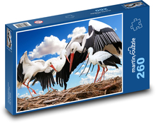 Störche - Nest, Vogel Puzzle 260 Teile - 41 x28,7 cm