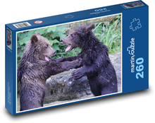 Brown Bear - Cubs, game Puzzle 260 pieces - 41 x 28.7 cm 