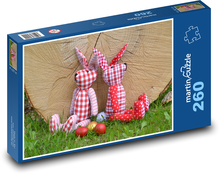 Plüschkaninchen - Ostern Puzzle 260 Teile - 41 x28,7 cm
