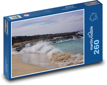 Beach - sea, waves Puzzle 260 pieces - 41 x 28.7 cm 