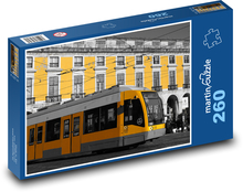 Tram - building, transport Puzzle 260 pieces - 41 x 28.7 cm 