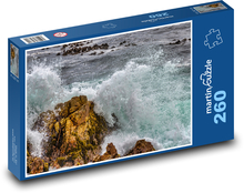 Ozean - Wellen, Felsen Puzzle 260 Teile - 41 x28,7 cm