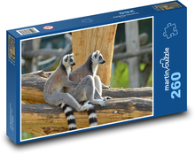 Lemur - opice, zvíře Puzzle 260 dílků - 41 x 28,7 cm