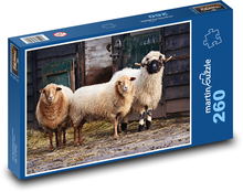 Schaf - Säugetier, Wiederkäuer Puzzle 260 Teile - 41 x28,7 cm
