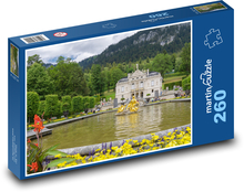 Paláce Linderhof - palácová zahrada Puzzle 260 dílků - 41 x 28,7 cm
