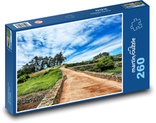 Przyroda - droga, krajobraz Puzzle 260 elementów - 41x28,7 cm