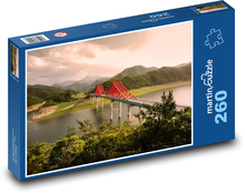 Most - cesty, rieka Puzzle 260 dielikov - 41 x 28,7 cm