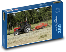 Tractor - mowing, hay Puzzle 260 pieces - 41 x 28.7 cm