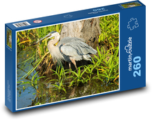 Silberreiher - Wasservogel, Tier Puzzle 260 Teile - 41 x28,7 cm